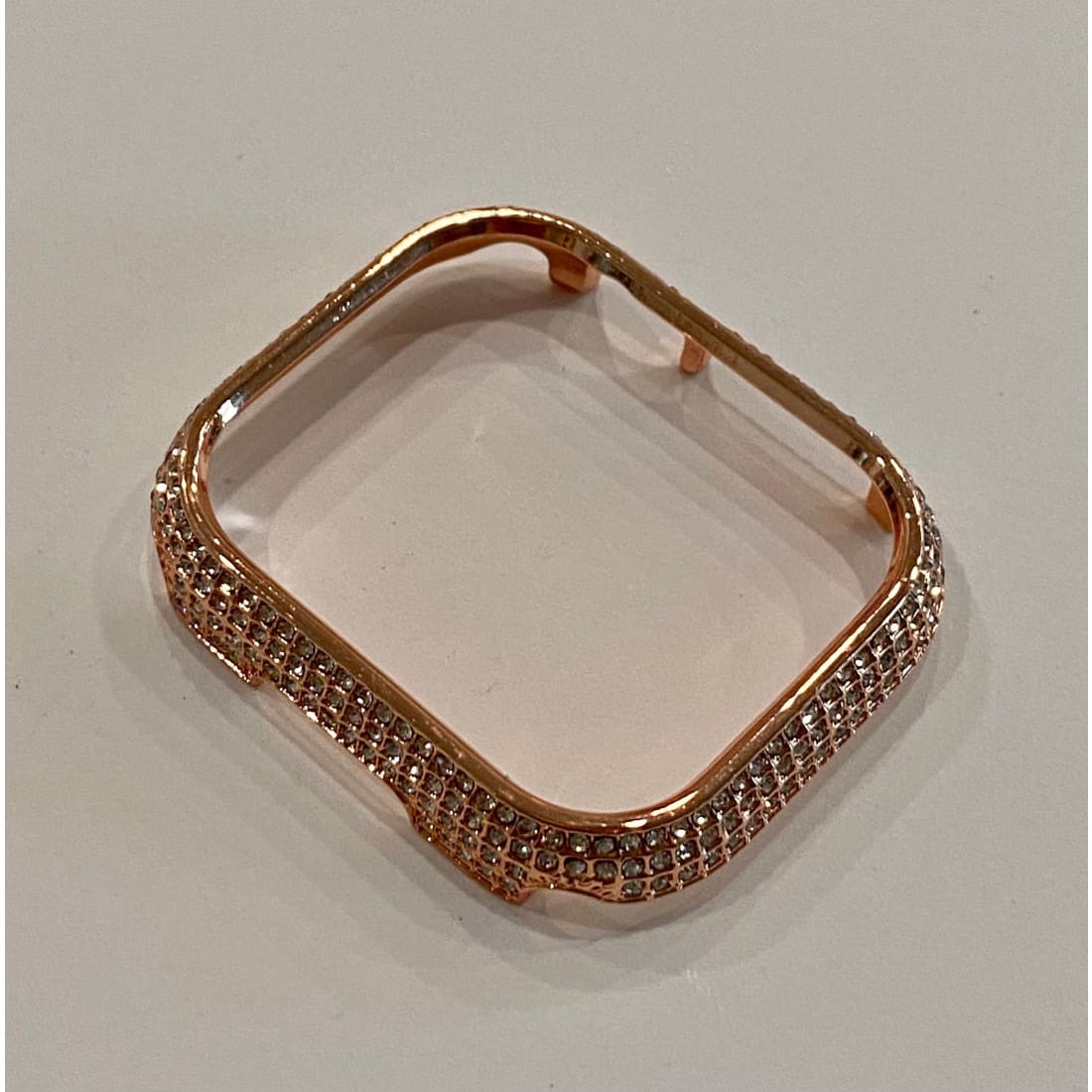New Series 7-8 Apple Watch Case Cover 41mm 45mm, Swarovski Crystal Iwatch Bumper Bezel in Silver, Gold, Rose Gold, Black Final Sale
