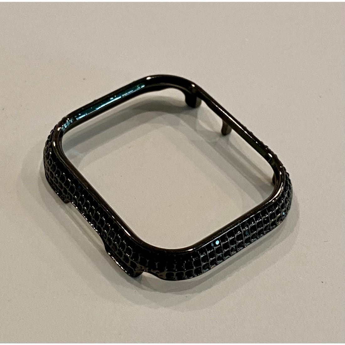 New Series 7-8 Apple Watch Case Cover 41mm 45mm, Swarovski Crystal Iwatch Bumper Bezel in Silver, Gold, Rose Gold, Black Final Sale