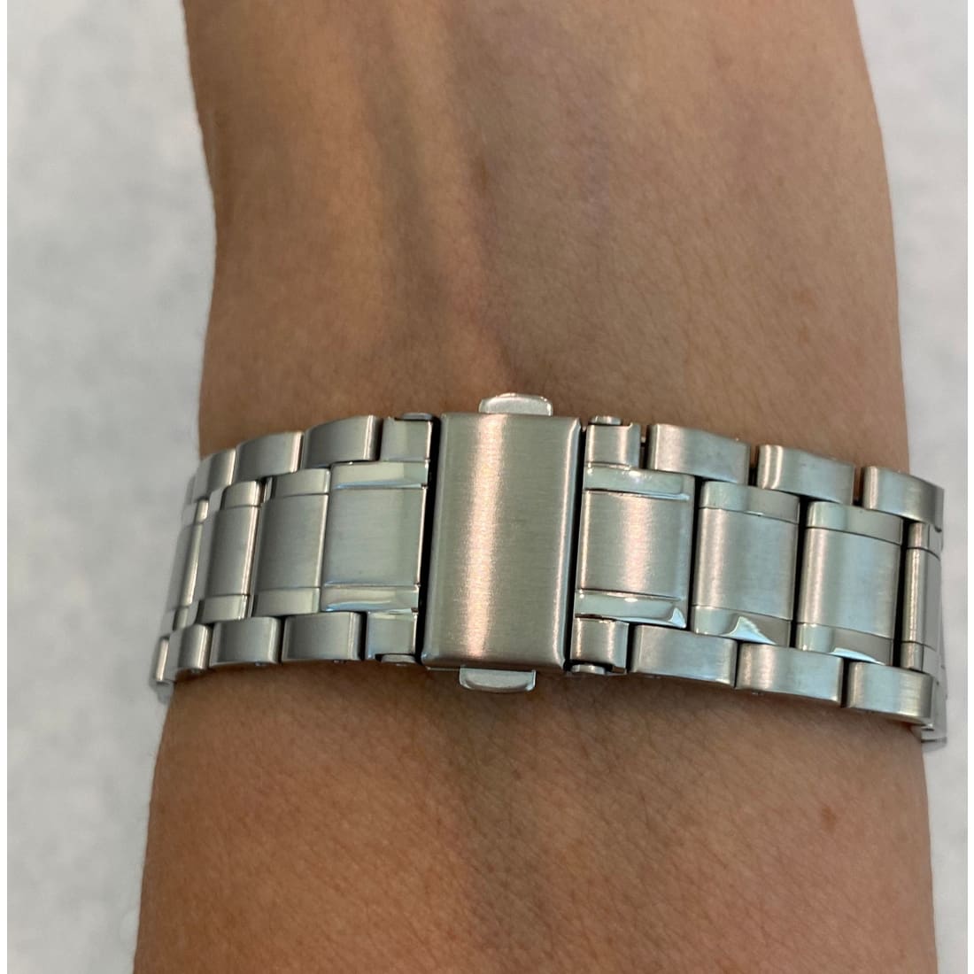 Series 1-8 Apple Watch Band 41mm 44mm Silver Stainless Steel Ultra Thin & or Lab Diamond Bezel Cover Bling for Smartwatch Series 8