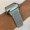 41mm 45mm 49mm Apple Watch Band Series 7-8 Ultra Silver Swarovski Crystals & or Crystal Apple Watch Bezel Cover Faceplate - 41mm apple
