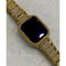 41mm 45mm 49mm Gold Apple Watch Band Ultra Series 7,8 & or Swarovski Crystal Apple Watch Cover Smartwatch Bumper Bling - 41mm apple watch,