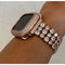 41mm 45mm 49mm Ultra Apple Watch Band Rose Gold Swarovski Crystals & or Lab Diamond Bezel Cover Smartwatch Bumper Bling 38mm-44mm - apple