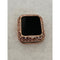 41mm 45mm Rose Gold CZ Apple Watch Bezel Bumper Swarovski Crystals Smartwatch Case Cover Lace 38mm 40mm 42mm 44mm - apple watch, apple watch