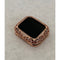 41mm 45mm Rose Gold CZ Apple Watch Bezel Bumper Swarovski Crystals Smartwatch Case Cover Lace 38mm 40mm 42mm 44mm - apple watch, apple watch