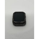 41mm 45mm Series 7-8 Apple Watch Bezel Cover Black on Black Smartwatch Bumper Swarovski Crystals Bling S 2-8 - 41mm apple watch, apple