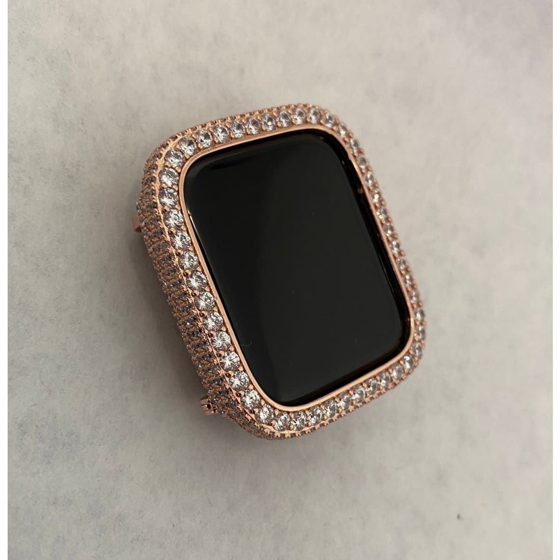 49mm Ultra Apple Watch Band 41mm 45mm Swarovski Crystals & or Rose Gold Lab Diamond Pave Bezel Cover 38mm-45mm Series 1-8 - 49mm apple
