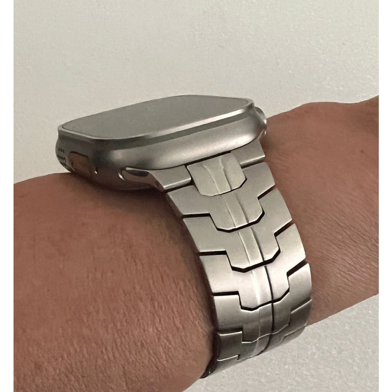 49mm Ultra Titanium Apple Watch Band Stainless Steel Buckle Ultra Apple Watch Band Men&