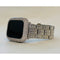 Apple Watch Band 41mm 45mm 49mm Ultra Silver Swarovski Crystals & or Apple Watch Cover Lab Diamond Bezel Smartwatch Bumper 38mm-44mm - 41mm