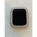Apple Watch Band 41mm 45mm 49mm Ultra Silver Swarovski Crystals & or Apple Watch Cover Lab Diamond Bezel Smartwatch Bumper 38mm-44mm - 41mm