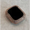 Apple Watch Band 41mm Rose Gold Swarovski Crystal Baguettes 40mm-45mm & or Apple Watch Cover Lab Diamond Bezel Smartwatch Case Iwatch Candy