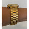 Apple Watch Band Mens Gold Rolex Style & or Apple Watch Cover Lab Diamond Bezel Case Smartwatch Bumper 38mm-49mm Ultra Series 1-8 SE - 40mm