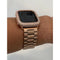 Apple Watch Band Women Rose Gold 49mm Ultra & or Apple Watch Cover Lab Diamond Bezel Case Smartwatch Bumper Bling 38mm-45mm - apple watch,
