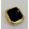 Apple Watch Bezel Cover 40mm 44mm Pave Lab Diamond Corners in Silver Rose Gold Yellow Gold Black on Black Final Sale - apple watch, apple