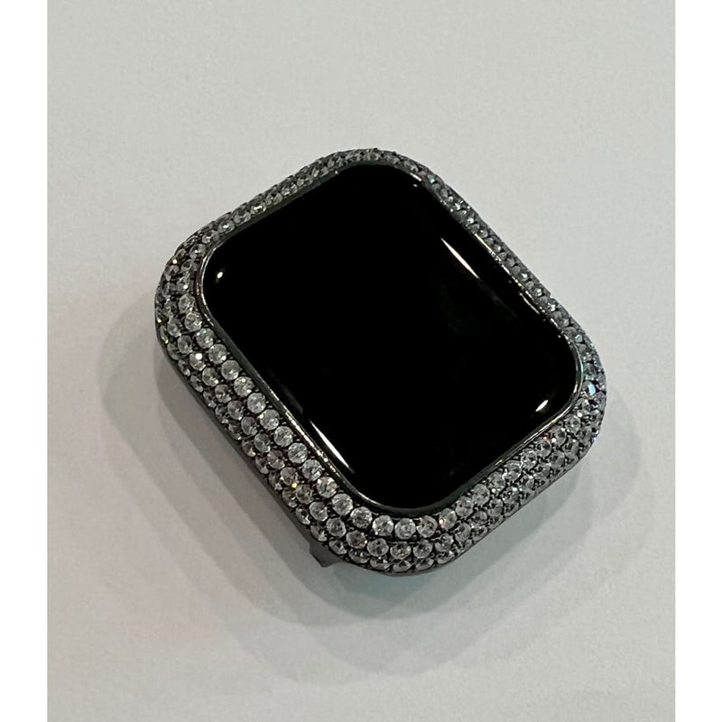 Apple Watch Bezel Cover 41mm 45mm 49mm Ultra Black Lab Diamond Apple Watch Case 38mm 40mm 42mm 44mm Smartwatch Bumper - 45mm apple watch, 49