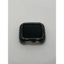 Apple Watch Bezel Cover Black on Black Smartwatch Bumper Swarovski Crystals 38mm 40mm 41mm 42mm 44mm 45mm - 40mm apple watch, apple watch,