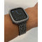 Black Apple Watch Band 41mm 45mm & or Lab Diamond Bezel Cover Iwatch Bling 38mm 42mm 44mm 40mm Series 1-8 SE - apple watch, apple watch