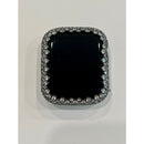 Black Apple Watch Bezel Cover 38mm 40mm 41mm 42mm 44mm 45mm 49mm Ultra Women Lab Diamond Iwatch Bumper Case Bling Series 1-8 SE - 40mm apple