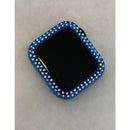 Blue Apple Watch Band Cover Bezel Iwatch Case Crystal Faceplate Series 6 SE pv bzl - apple watch, apple watch band, apple watch bling, apple
