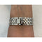 Custom Silver Apple Watch Band Swarovski Crystal Baguettes 38 40 41 42 44 45mm & or Baguette Lab Diamond Bezel Cover Series 2-8 SE - 40mm