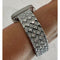 Designer Apple Watch Band Silver Swarovski Crystals 38 40 41 42 44 45 49mm Ultra & or Pave Lab Diamond Bezel Cover Smartwatch Bumper - 44mm