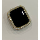 Gold Apple Watch Band 41mm 45mm 49mm Ultra Swarovski Crystals & or Apple Watch Cover Lab Diamond Bezel Case Smartwatch Bling 38mm-49mm -