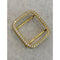 Gold Apple Watch Band 49mm Ultra Stainless Steel Ultra Thin & or Apple Watch Cover Lab Diamond Bezel Case Bling 38mm-45mm Series8 - apple