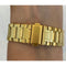 Gold Apple Watch Band 49mm Ultra Stainless Steel Ultra Thin & or Apple Watch Cover Lab Diamond Bezel Case Bling 38mm-45mm Series8 - apple