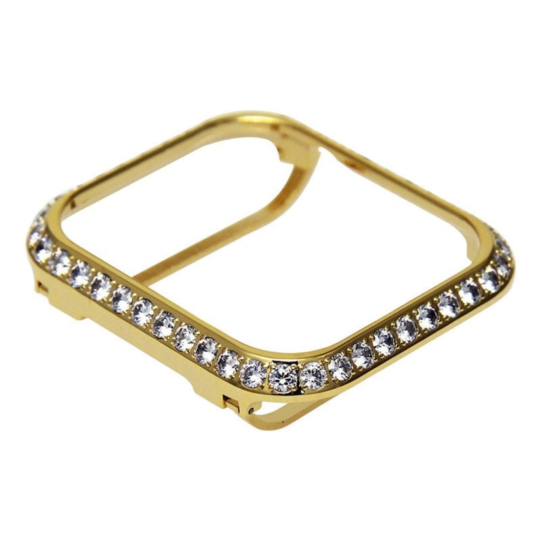 Gold Apple Watch Bezel Bling 38mm-44mm Lab Diamond 3mm Iwatch Case Cover Iwatch Band Bling - apple watch, apple watch band, apple watch band
