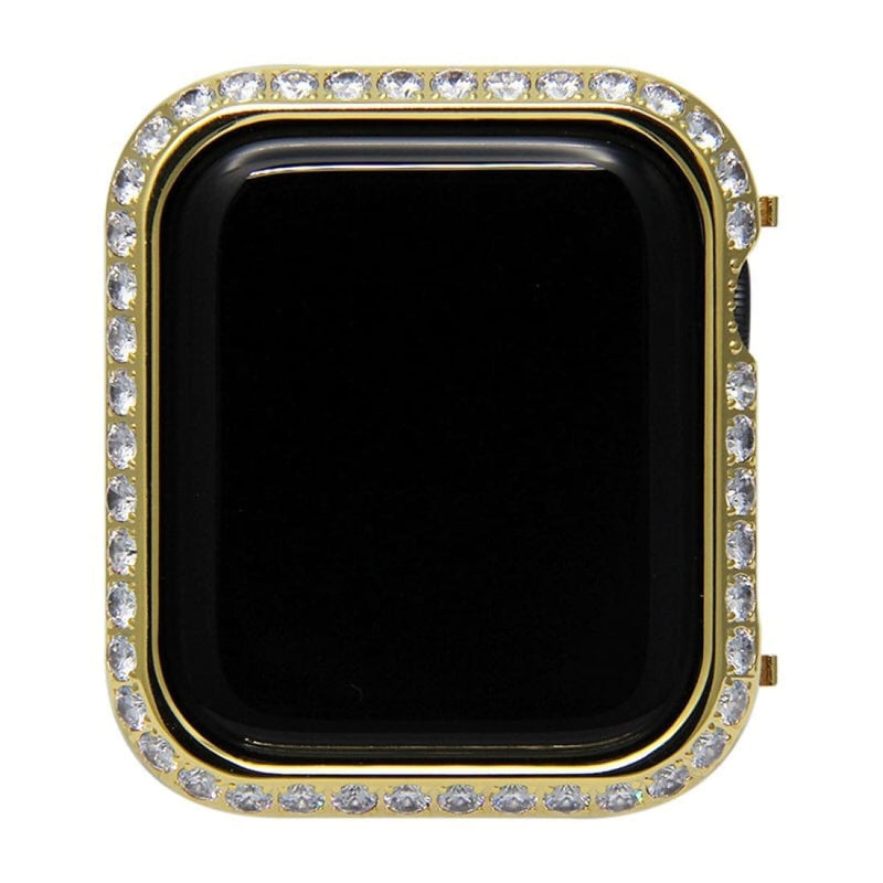 Gold Apple Watch Bezel Bling 38mm-44mm Lab Diamond 3mm Iwatch Case Cover Iwatch Band Bling - apple watch, apple watch band, apple watch band