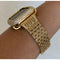 Iced Out Gold Apple Watch Band 41mm 45mm 49mm Ultra Crystal & or Lab Diamond Bumper Bezel Cover Smartwatch Bumper Bling Series 1-8 SE -