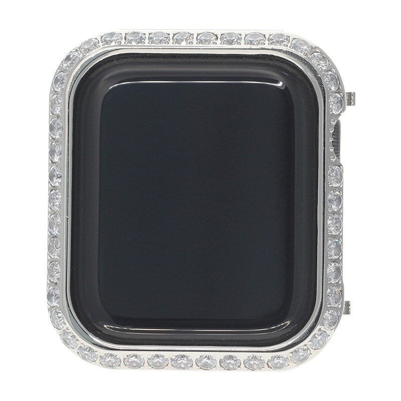 Custom Silver Apple Watch Case Swarovski Crystals for Iphone Watch Pretty Apple Cover 42mm Series 2/3 Iwatch Candy