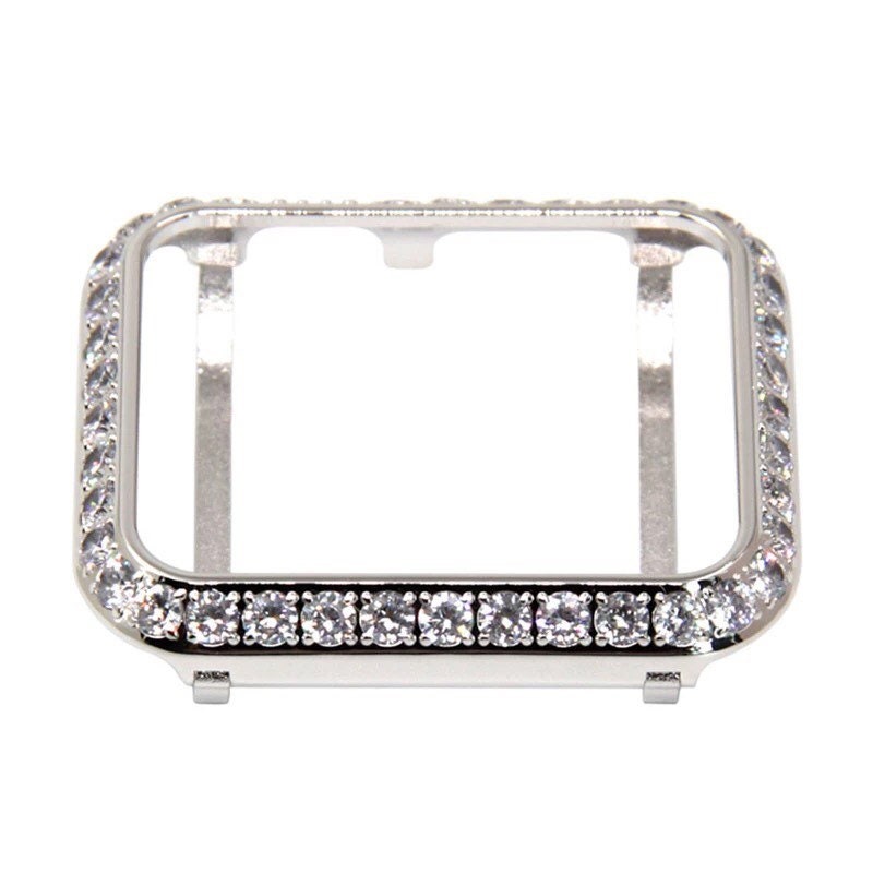 Custom Silver Apple Watch Case Swarovski Crystals for Iphone Watch Pretty Apple Cover 42mm Iwatch Candy