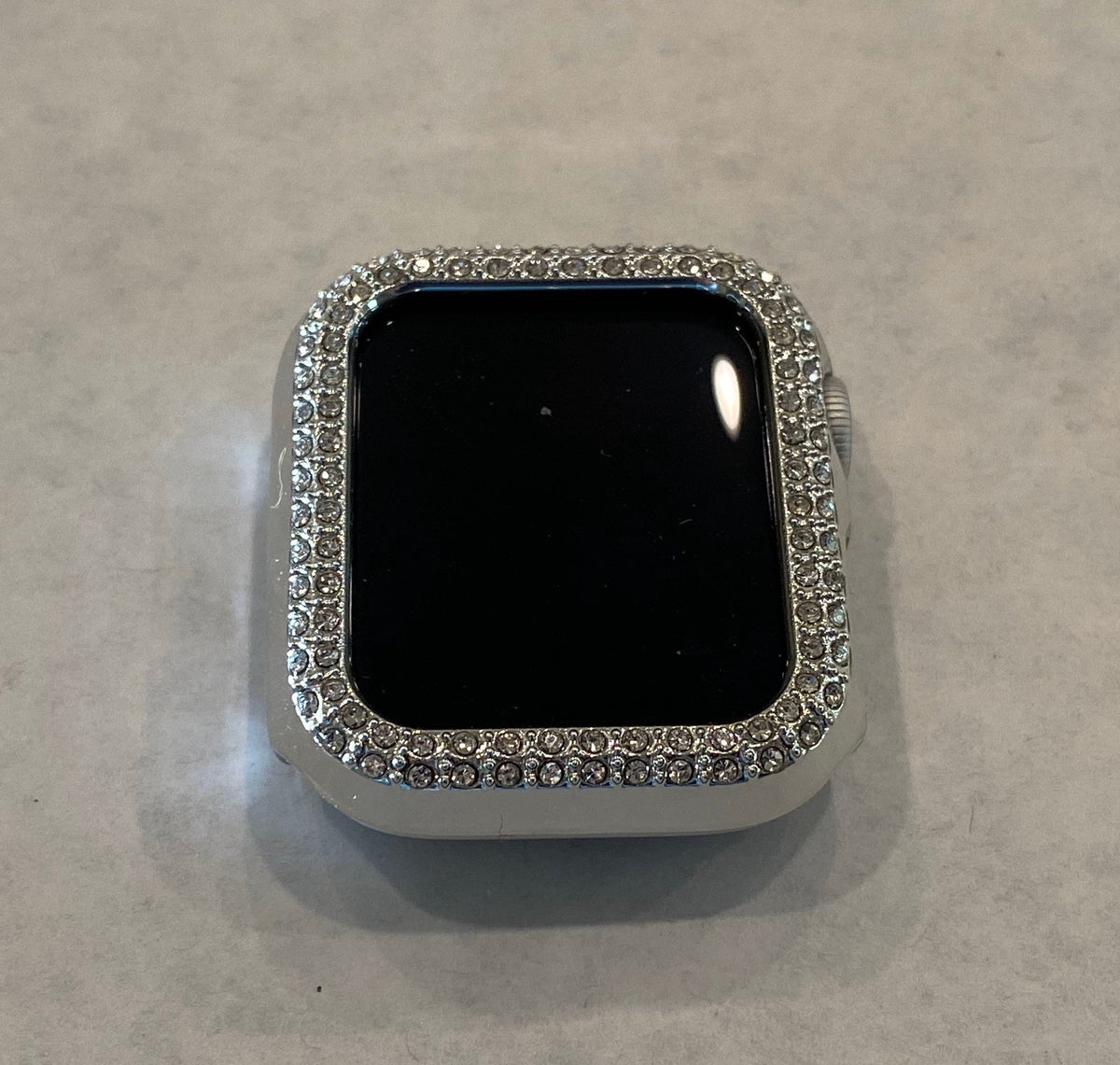 49mm Apple Watch Cover Ultra Silver Swarovski Crystals Apple Watch Case 38mm-46mm Series 2-11 SE Iphone Watch Case Iwatch Candy