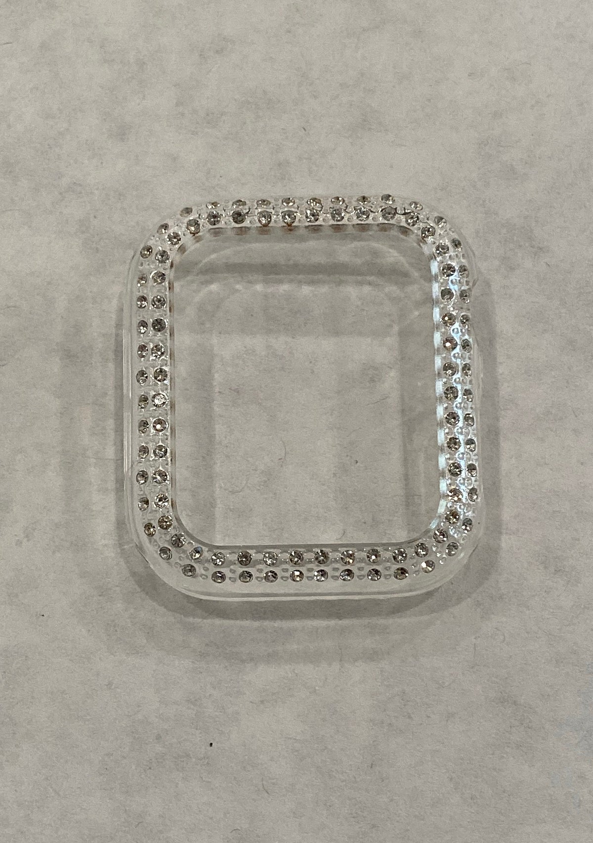 Series 10/11 Apple Watch Cover Bezel Clear Case Swarovski Crystals Apple Watch Cases Smartwatch Bumper Bling 38mm-46mm