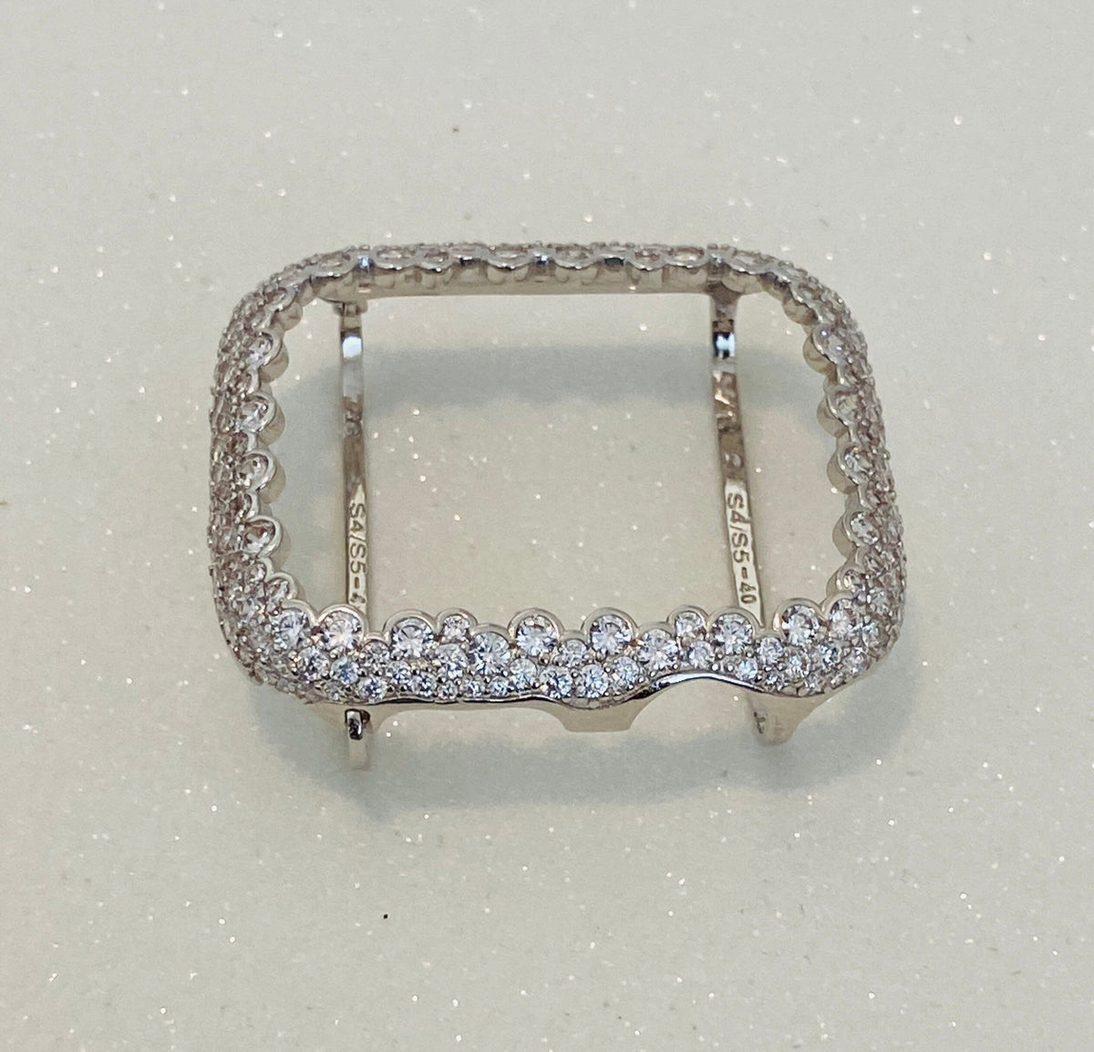 Series 10-11 Apple Watch Cover 41mm 45mm 49mm Ultra Silver Lab Diamond Bezel Case 38mm 40mm 42mm 44mm Smartwatch Bumper Bling Series 2-10