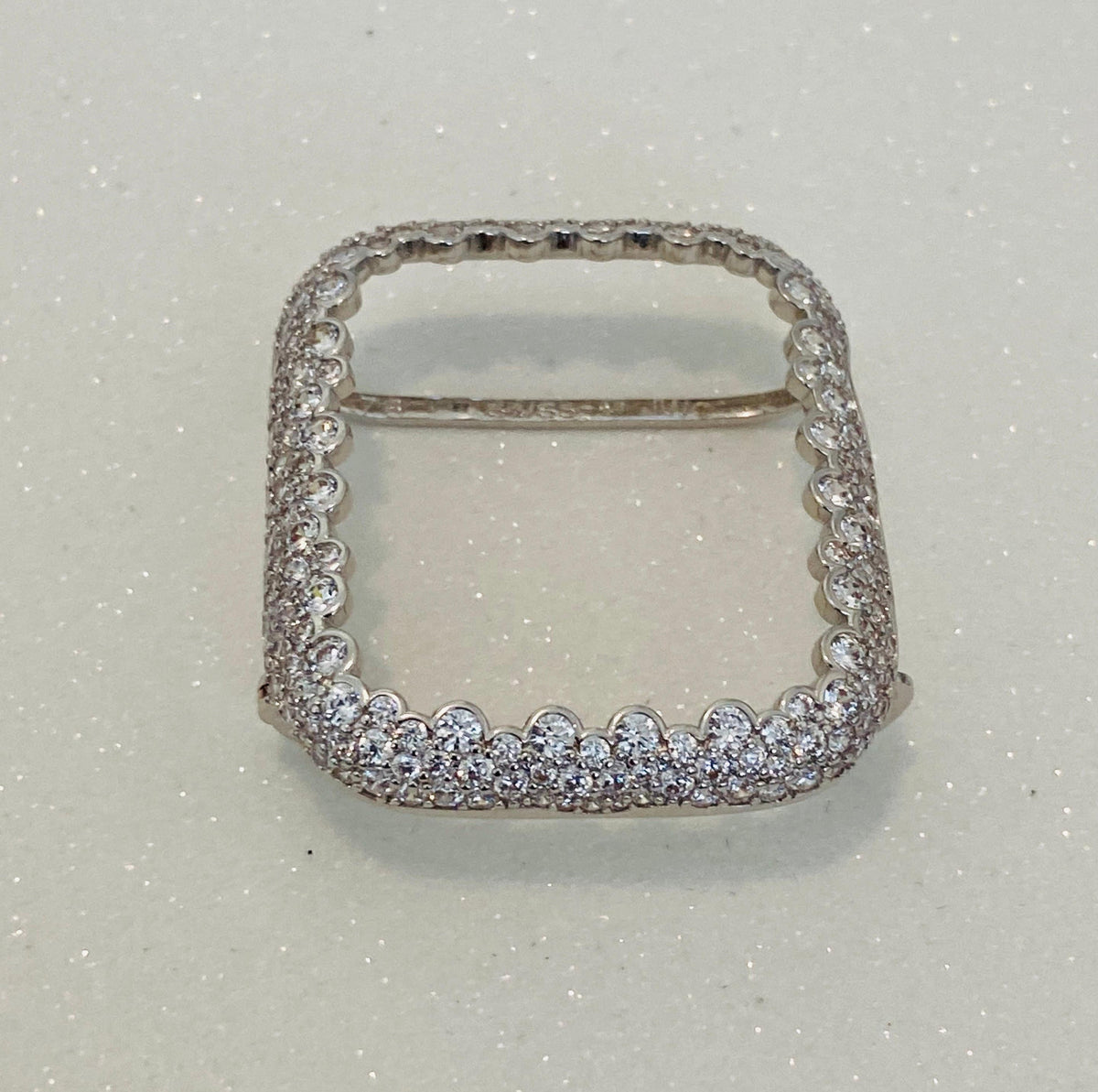 Series 10-11 Apple Watch Cover 41mm 45mm 49mm Ultra Silver Lab Diamond Bezel Case 38mm 40mm 42mm 44mm Smartwatch Bumper Bling Series 2-10