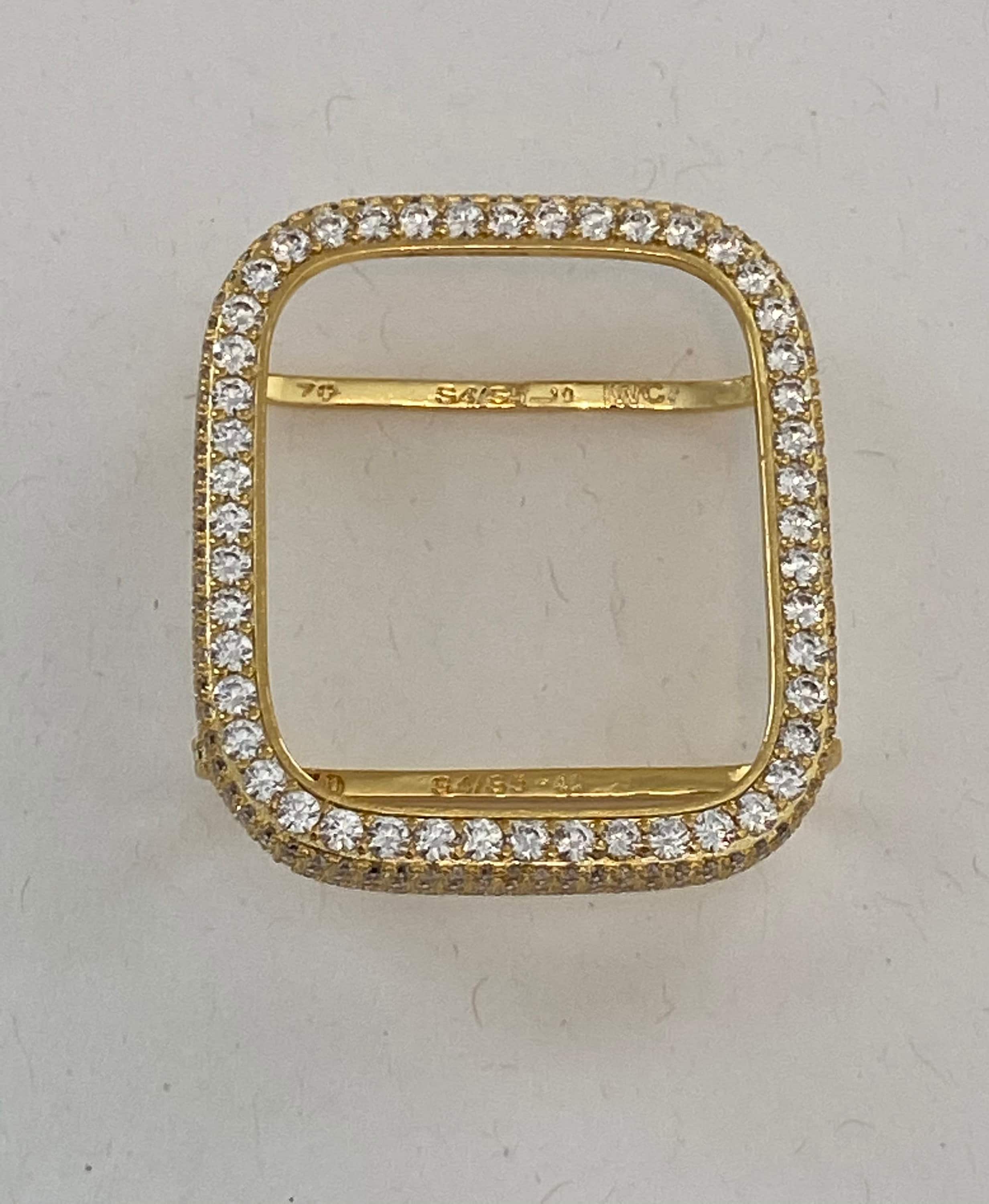 41mm 45mm 49mm Ultra Apple Watch Band Gold Swarovski Crystals & or Apple Watch Case Lab Diamond Bezel 38mm-44mm Apple Watch Cover Bling