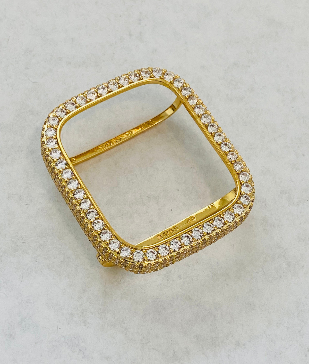 Apple Watch Band Gold Swarovski Crystals & or Apple Watch Cover Lab Diamond Bezel Apple Watch Case Smartwatch Bumper 38mm-49mm Ultra Bling