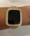 Gold Apple Watch Band 40mm Woman Silver & or Lab Diamond Bezel Cover 38mm 42mm 44mm Iwatch Bling Custom Handmade