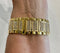 High End Apple Watch Band Women Gold 38mm 40mm 41mm 42mm 44mm 45mm 49mm Ultra Swarovski Crystals & or Apple Watch Cover Lab Diamond Bezel