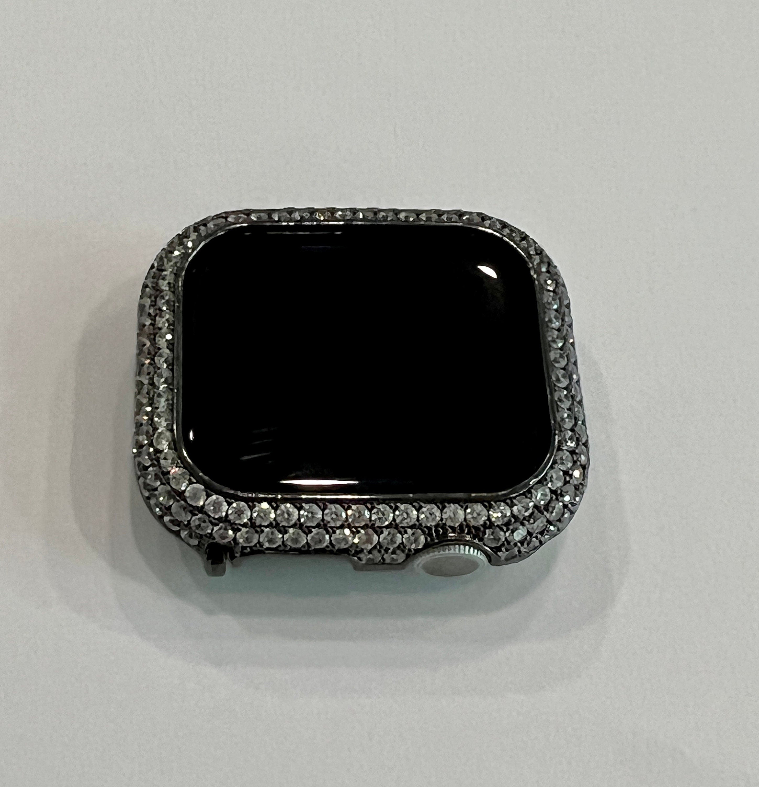 Apple Watch Case 41mm 45mm 49mm Ultra Black Lab Diamond Bezel Apple Watch Cover 38mm 40mm 42mm 44mm Smartwatch Bumper Iwatch Candy Bling