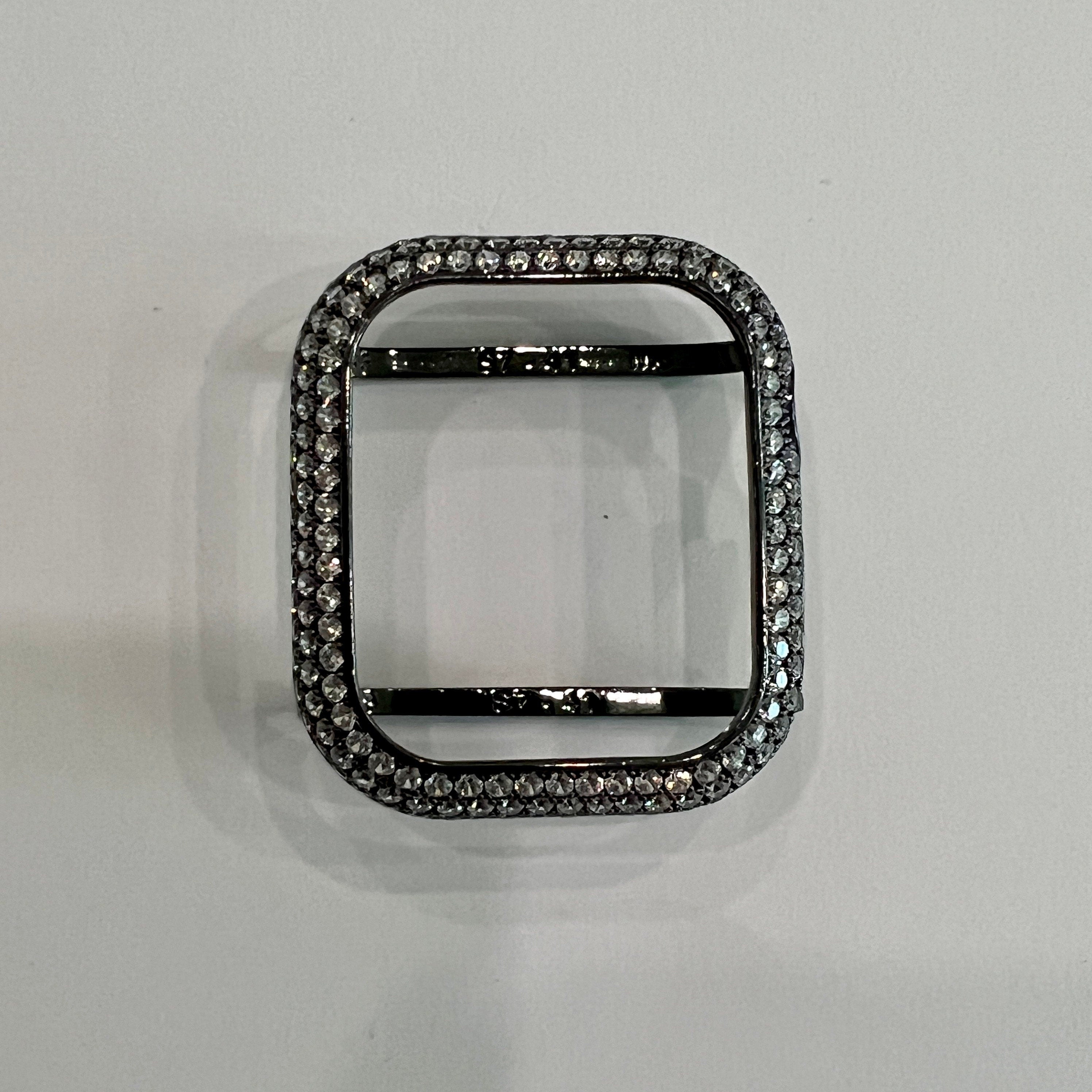 Apple Watch Case 41mm 45mm 49mm Ultra Black Lab Diamond Bezel Apple Watch Cover 38mm 40mm 42mm 44mm Smartwatch Bumper Iwatch Candy Bling