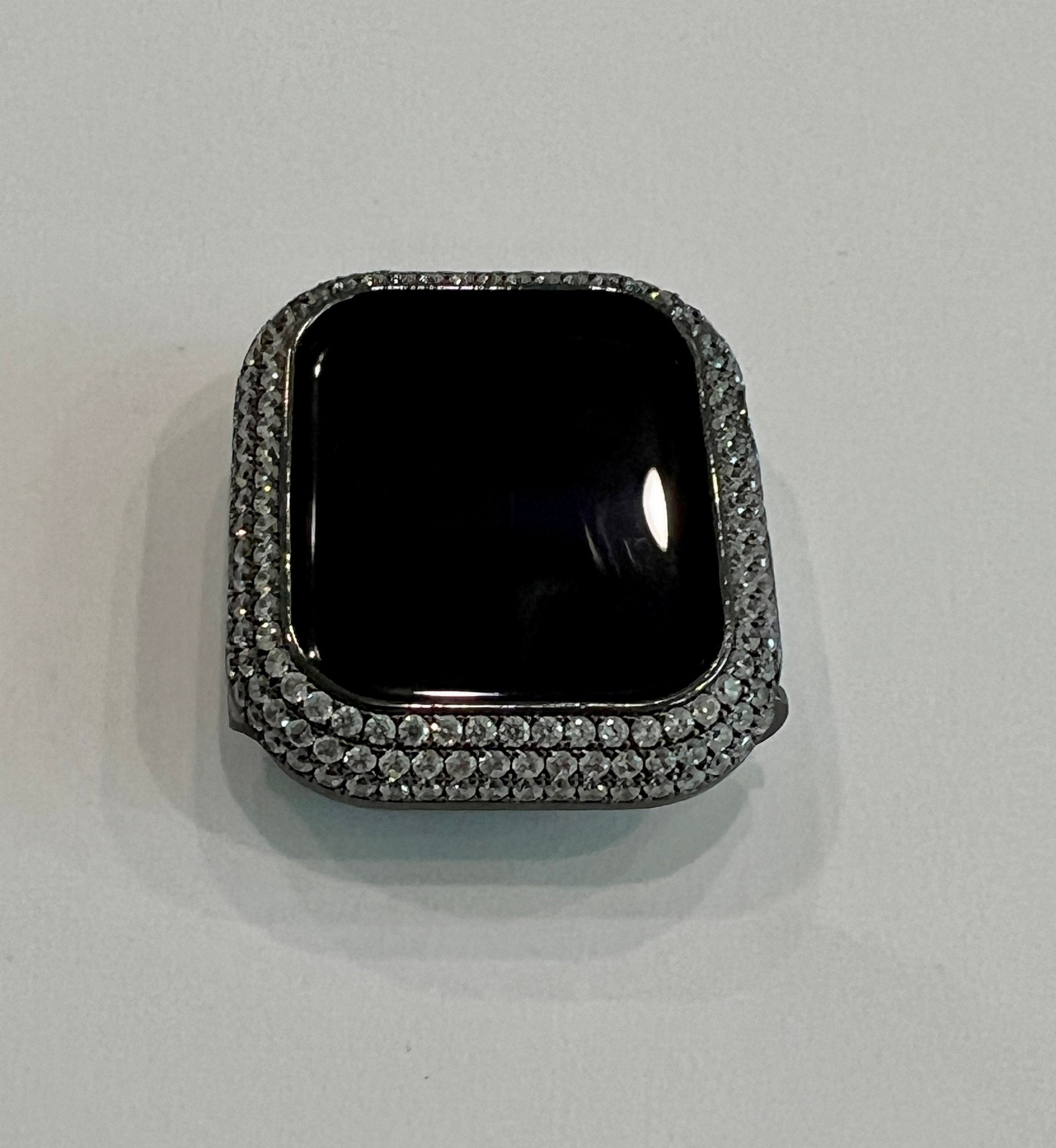 Apple Watch Case 41mm 45mm 49mm Ultra Black Lab Diamond Bezel Apple Watch Cover 38mm 40mm 42mm 44mm Smartwatch Bumper Iwatch Candy Bling