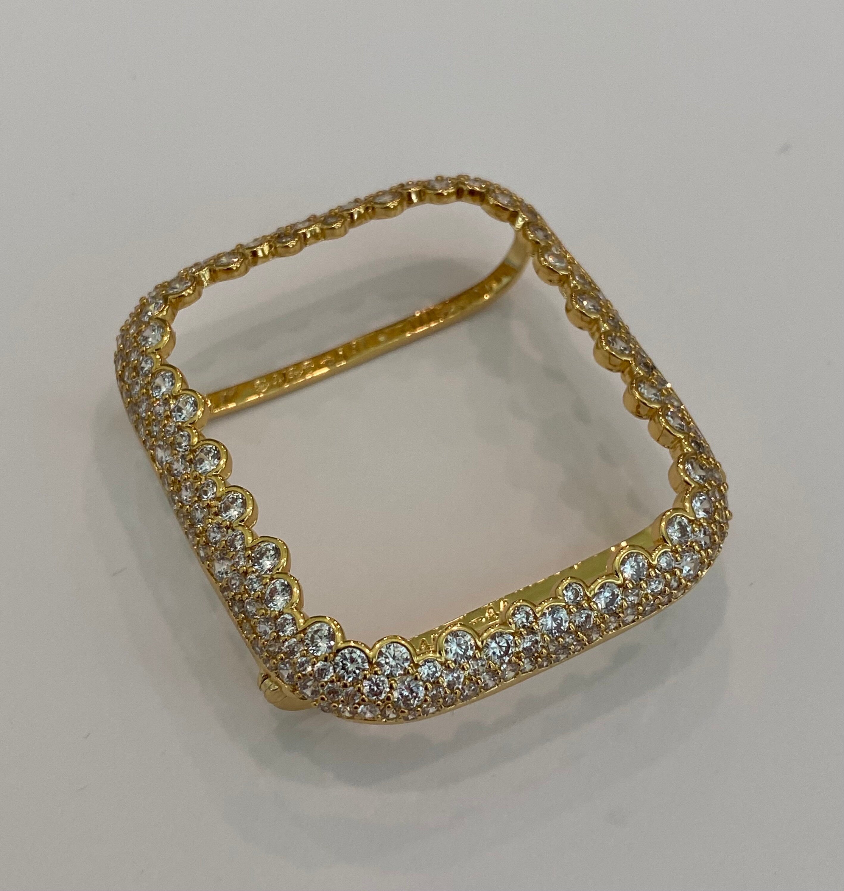 Butterfly Apple Watch Band 49mm Woman Yellow Gold Crystal & or Apple Watch Case Pave Lab Diamond Bezel Apple Watch Cover Bling