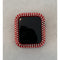 Red Apple Watch Band Cover Bezel Iwatch Case Crystal Faceplate Series 6 SE Iphone Case Bling - 40mm apple watch, 44mm apple watch, apple