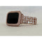 Rose Gold Apple Watch Band 49mm Ultra Swarovski Crystals & or Apple Watch Cover Lab Diamond Bezel Case Bling 38mm-45mm Iwatch Candy - apple