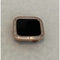 Rose Gold Apple Watch Lab Diamond Bezel Cover Baguette Smartwatch Bumper Bling Series 1-8 SE 38mm 40mm 41mm 42mm 44mm 45mm - apple watch,