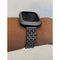 Series 2-8 Black Apple Watch Band Swarovski Crystals & or Lab Diamond Bezel Case Cover 38 40 41 42 44 45 49mm Ultra Smartwatch Bumper Bling