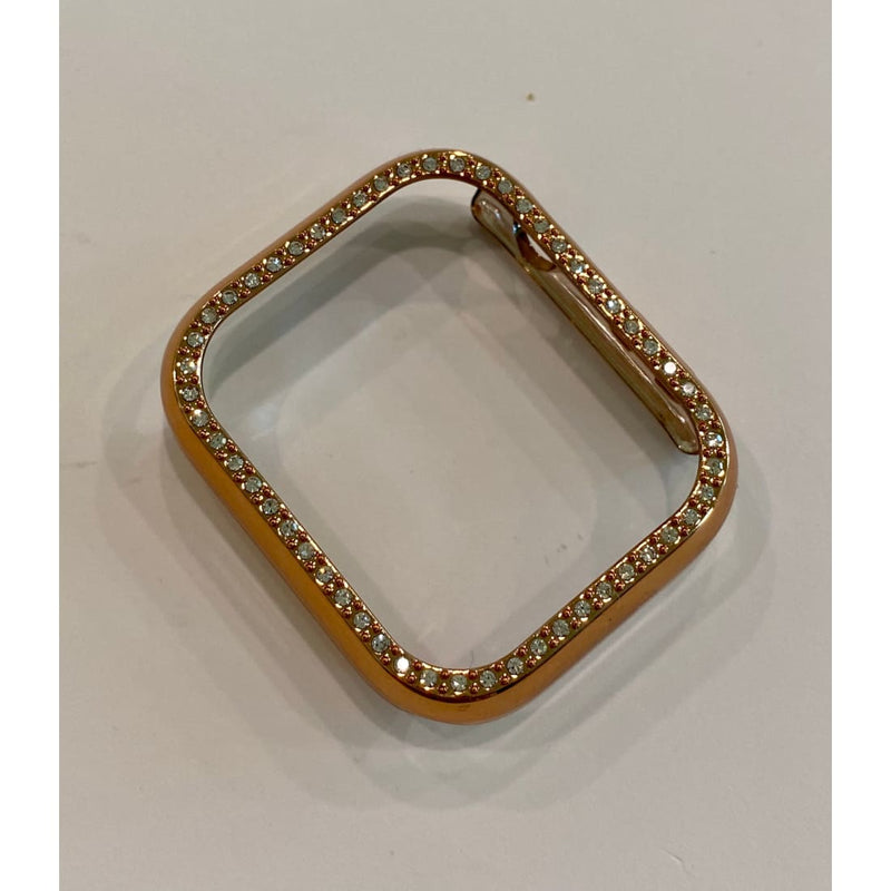 Series 7-8 Apple Watch Case Bezel 41mm 45mm 49mm Ultra Crystal Iwatch Cover Bling Silver Gold Black Clear Rose Gold - apple watch, apple