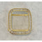 Series 7,8 Gold Apple Watch Band 41mm 45mm Swarovski Crystals & or Lab Diamond Baguette Bezel Cover Smartwatch Case Bling 38mm-45mm - apple